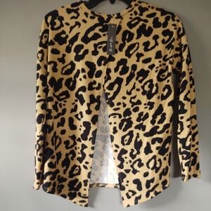NWt Brit & Bri 🐆Leopard•Print Top~ Size: Xs